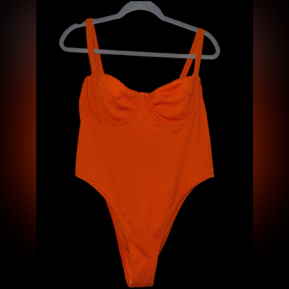 H&M Orange One Piece Swim